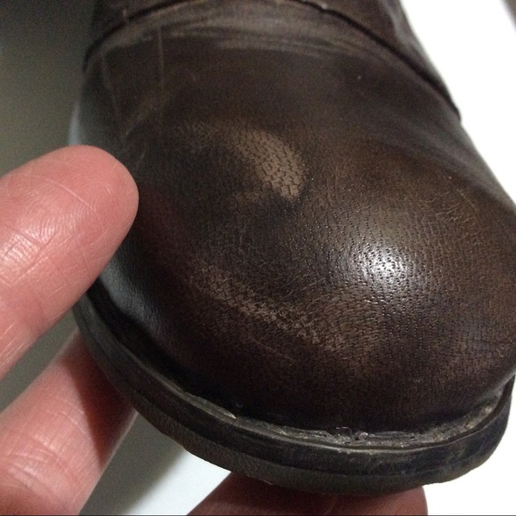 Unusual Bunker leather embroidered slouch boots - Picture 15 of 16